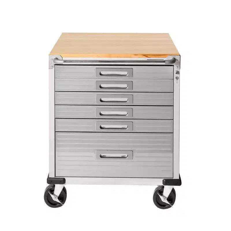 Mobiletto UltraHD con 6 cassetti a chiusura ammortizzata, 28 x 25 x 34.5
