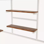 Letto a soppalco full-size con ringhiera di sicurezza, letto a castello con scrivania, scale e scaffali portaoggetti, letto singolo per bambini e adulti