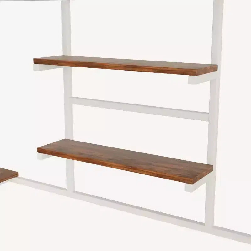 Letto a soppalco full-size con ringhiera di sicurezza, letto a castello con scrivania, scale e scaffali portaoggetti, letto singolo per bambini e adulti