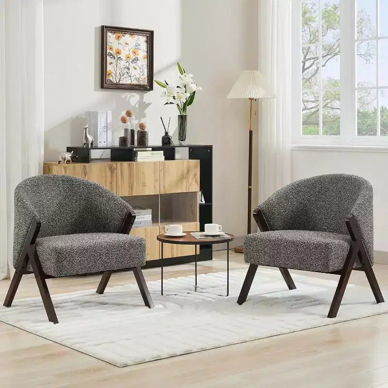 Poltrona in stile moderno, materiale PU, comoda sedia da lettura imbottita, poltrona senza braccioli, adatta per soggiorno e camera da letto