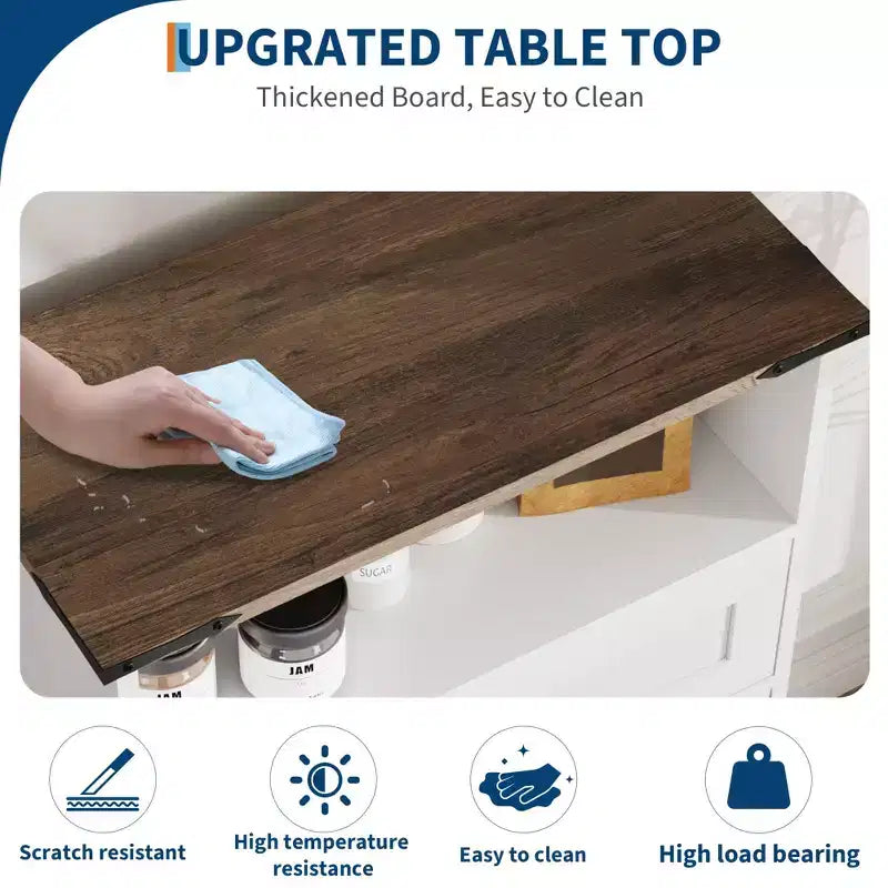 Mobiletto rustico contenitore, organizer da bagno autoportante con ante e cassetto