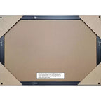 Specchio da Parete da Bagno Smussato in Legno Driftwood Tan Petite 28.75 x 22.75 pollici