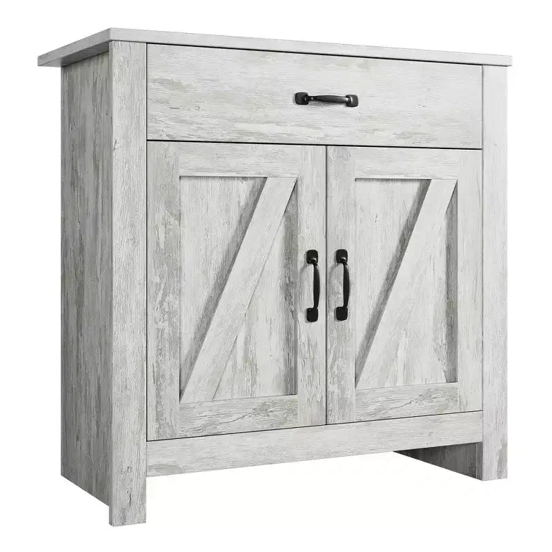 Credenza, Mobile Contenitore da Cucina con Cassetti, Anta, Ripiani Regolabili, Armadio Moderno ad Alta Capacità per Soggiorno, Cucina, Casa