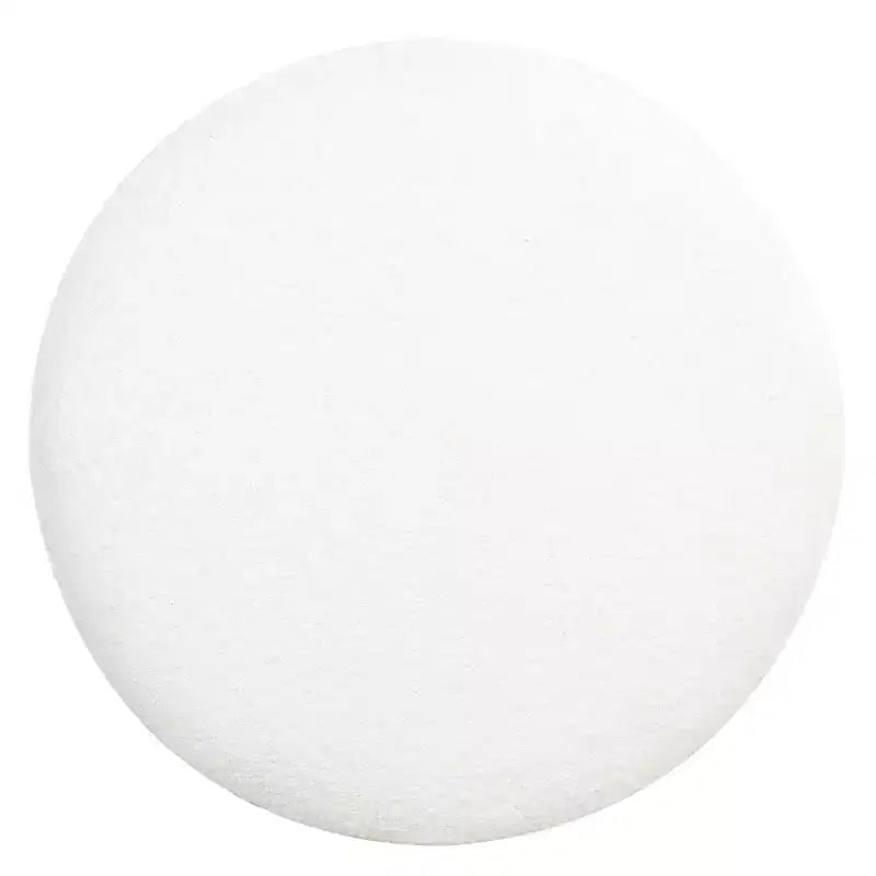 Pouf contenitore rotondo in bouclé Becka