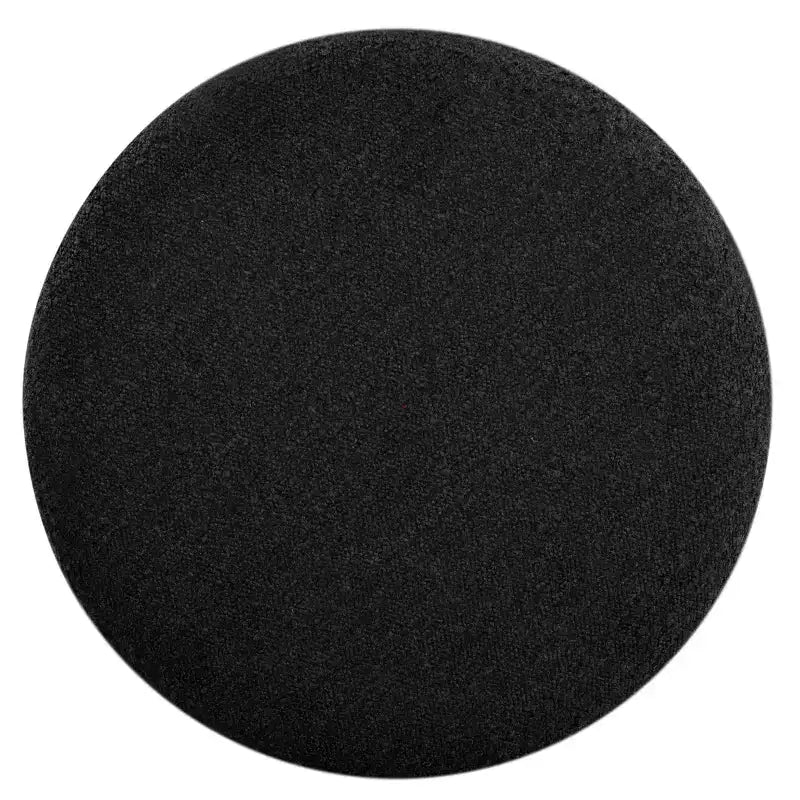 Pouf contenitore rotondo in bouclé Becka