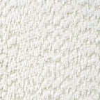Letto a piattaforma imbottito Wingback di lusso, struttura letto Queen/King Size con gambe in legno massello di gomma, bianco