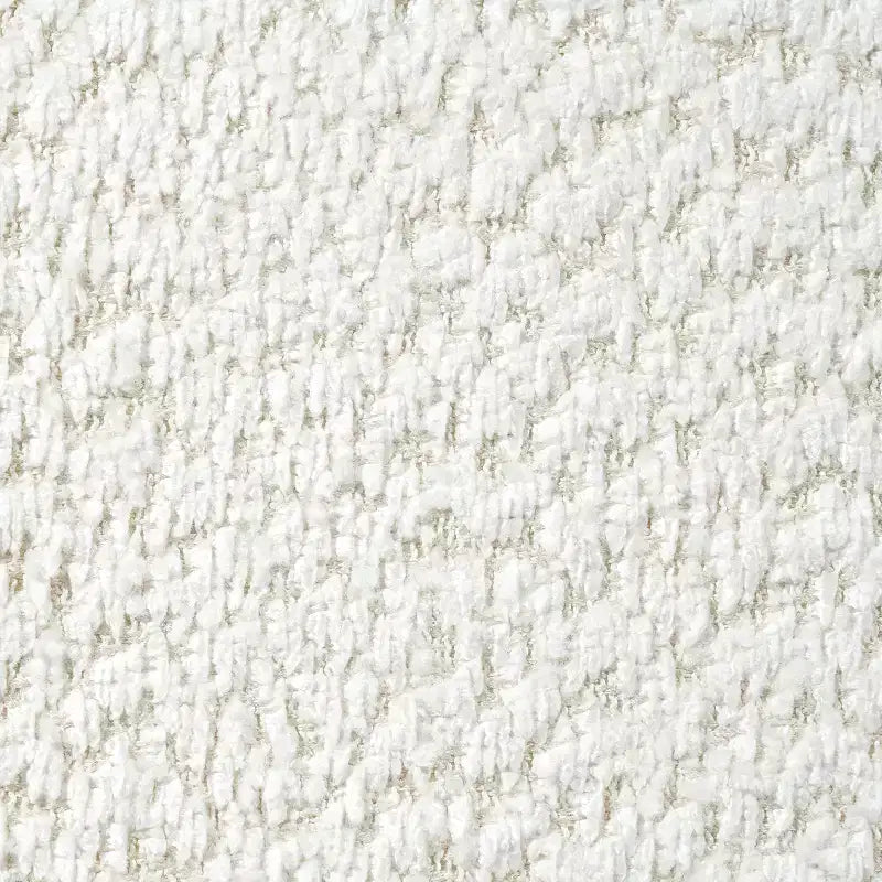 Letto a piattaforma imbottito Wingback di lusso, struttura letto Queen/King Size con gambe in legno massello di gomma, bianco