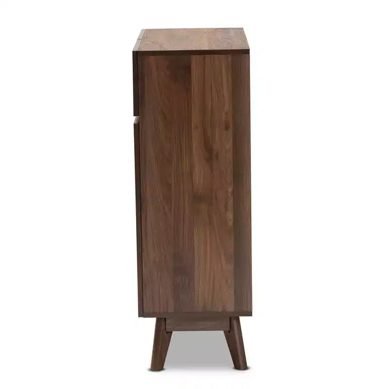 Hartman Scarpiera in Legno Noce Marrone, Mobile Contenitore per Ingresso, Contiene 12 Paia
