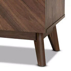 Hartman Scarpiera in Legno Noce Marrone, Mobile Contenitore per Ingresso, Contiene 12 Paia