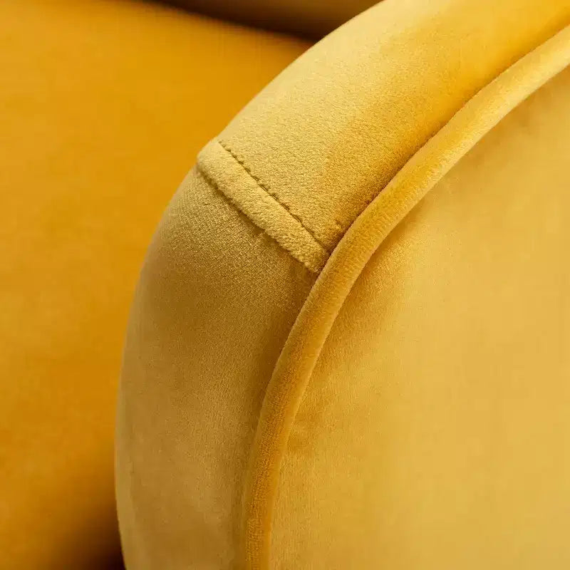 Poltrona Odo Velvet Accent Comfy da soggiorno con seduta imbottita, confezione da 2