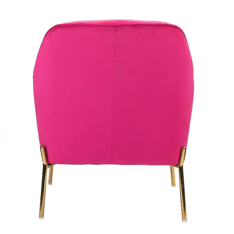 Poltrona Odo Velvet Accent Comfy da soggiorno con seduta imbottita, confezione da 2