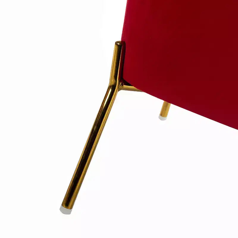 Poltrona Odo Velvet Accent Comfy da soggiorno con seduta imbottita, confezione da 2