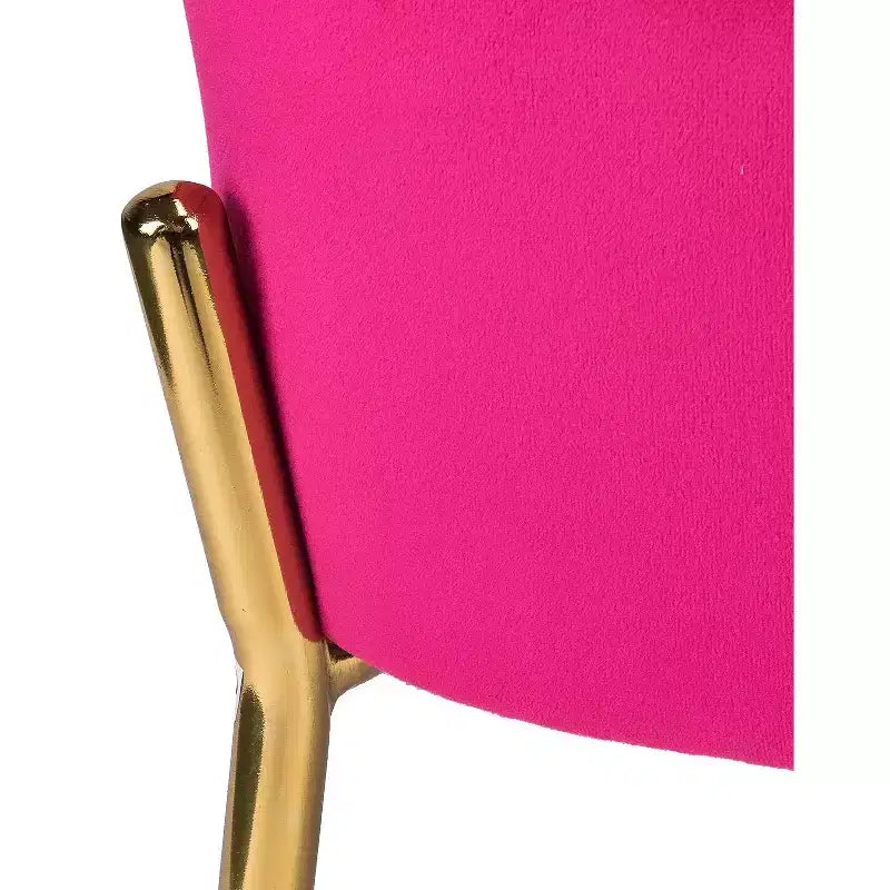 Poltrona Odo Velvet Accent Comfy da soggiorno con seduta imbottita, confezione da 2