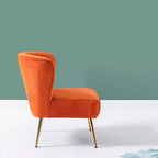 Sedia laterale Quentin Velvet Accent con seduta imbottita, confezione da 2