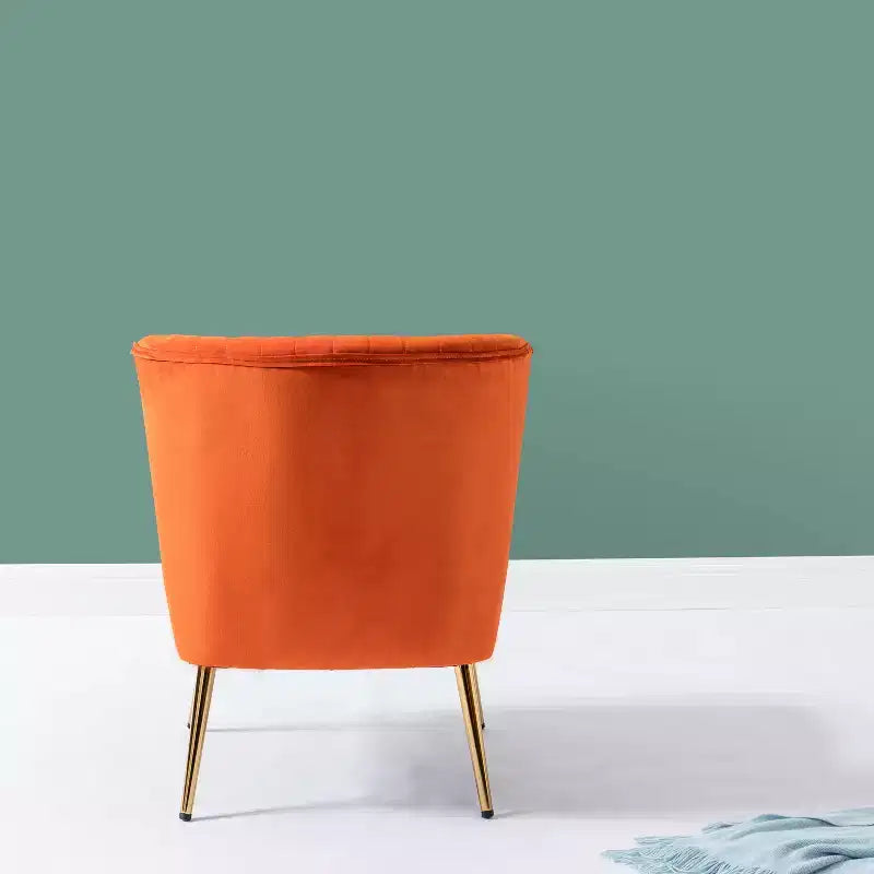 Sedia laterale Quentin Velvet Accent con seduta imbottita, confezione da 2