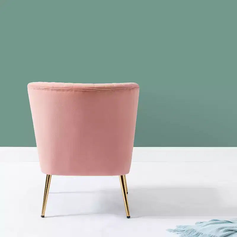 Sedia laterale Quentin Velvet Accent con seduta imbottita, confezione da 2