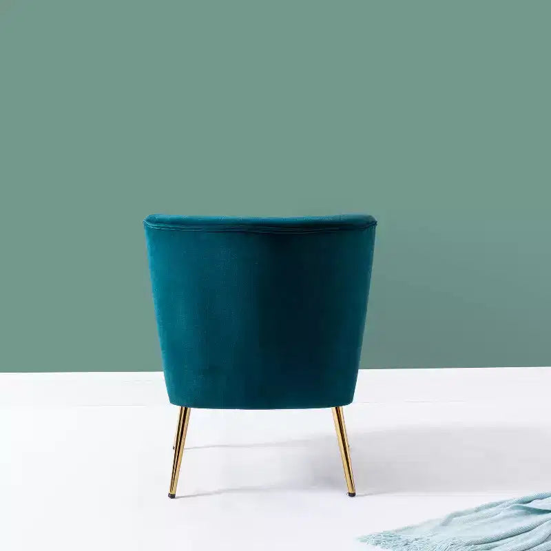 Sedia laterale Quentin Velvet Accent con seduta imbottita, confezione da 2