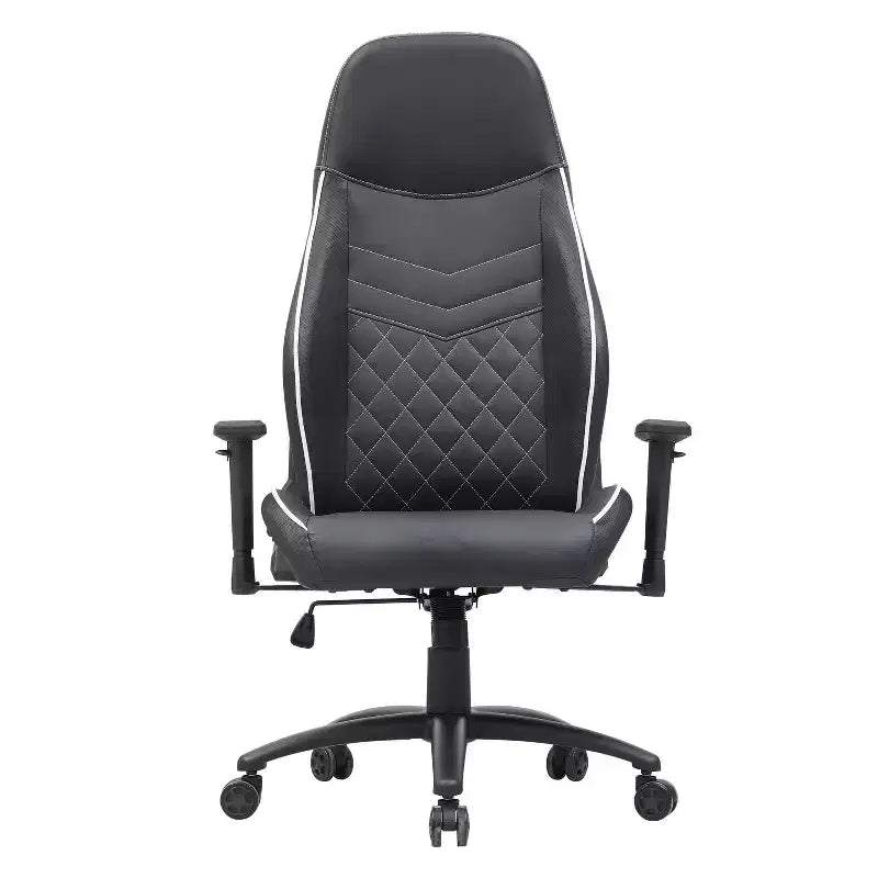 Sedia Gaming Ansar in Ecopelle con Cuciture a Rombo