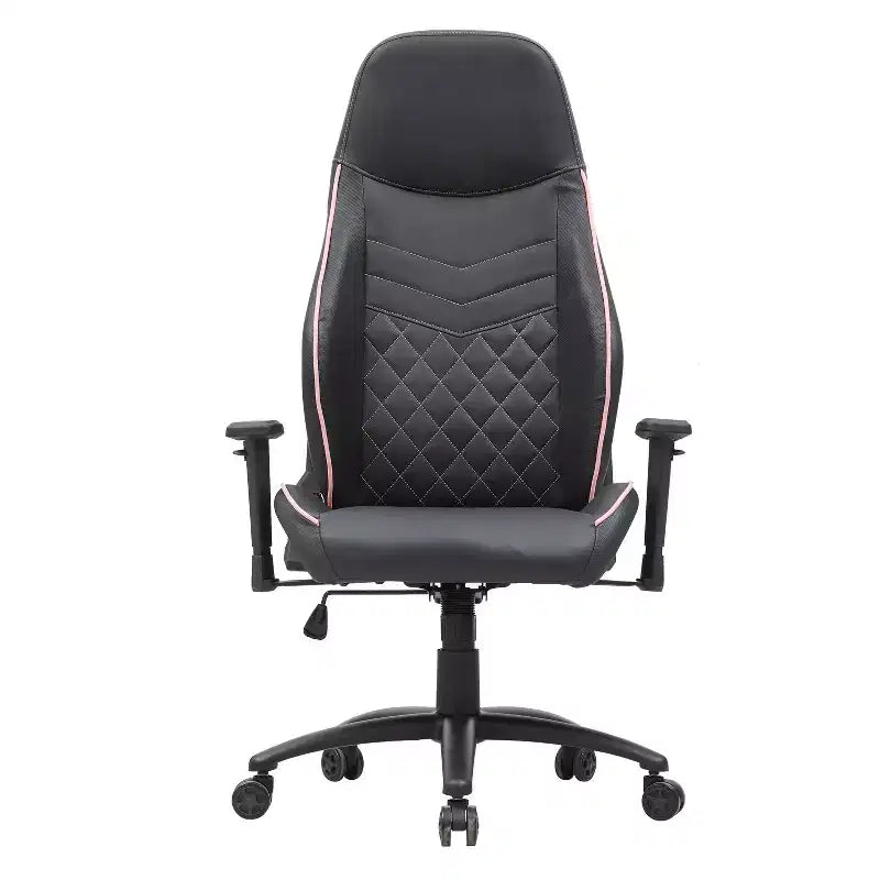 Sedia Gaming Ansar in Ecopelle con Cuciture a Rombo