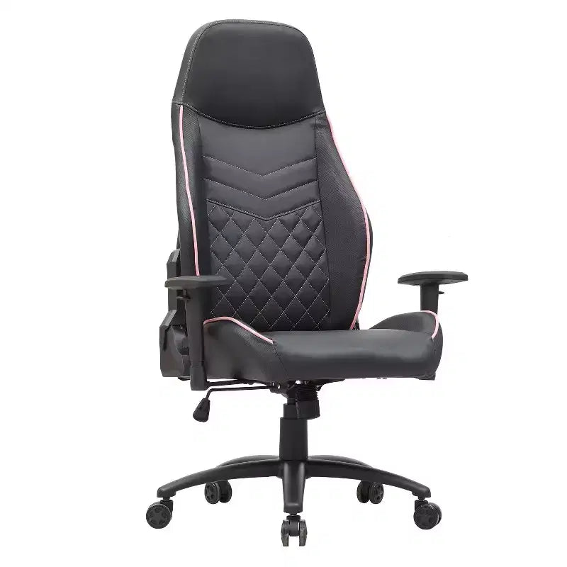 Sedia Gaming Ansar in Ecopelle con Cuciture a Rombo