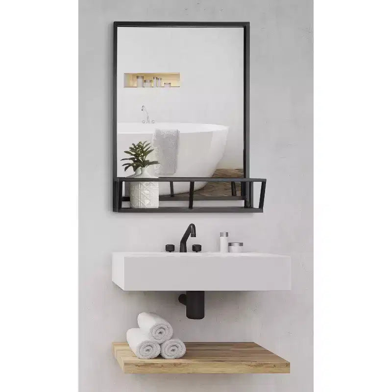 22 x 29 Specchio Jackson Nero