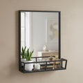 22 x 29 Jackson Mirror Black - Kate & Laurel All Things Decor